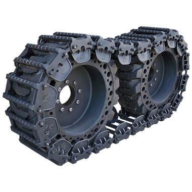 14 inch skid steer tracks|14 inch predator tire tracks.